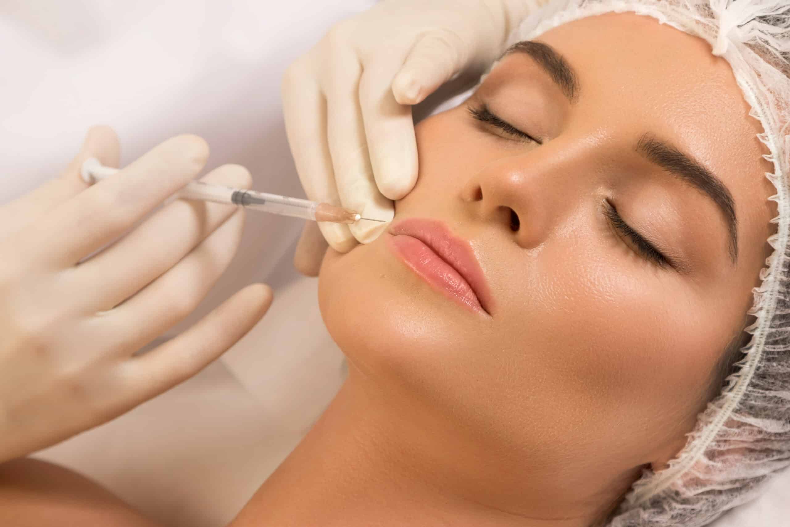 Young Woman Receiving Botox Injection | Onyx Luxury Aesthetics in Albany, OR